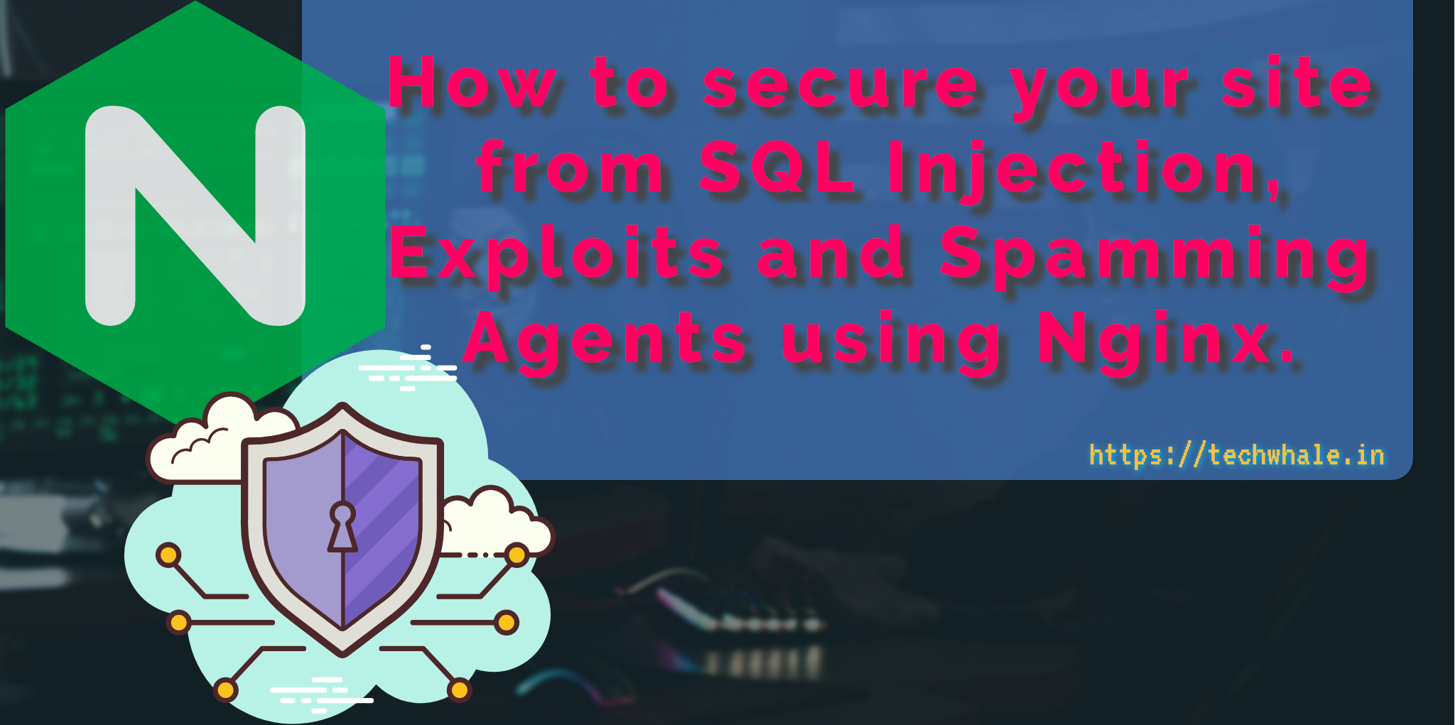 nginx securing configuration for attacker using SQL injection, File Injection, SPAM and User Agents